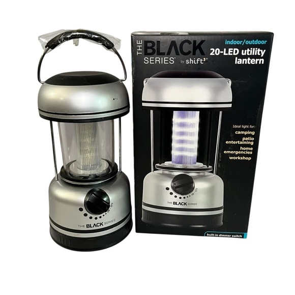 Series 3 Other - The Black Series 20-LED Utility Lantern by Shift3 Indoor/Outdoor UNTESTED